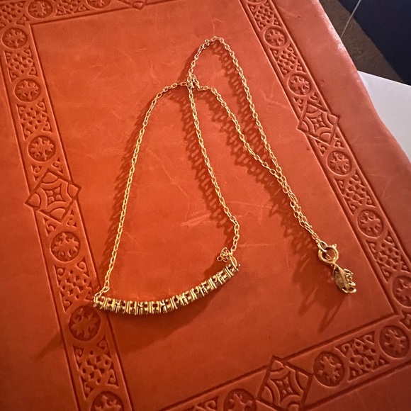 PAJ BB 10k Gold Bronze Base Metal Diamond CZ Signed Prime Art & Jewel Necklace - Picture 4 of 10